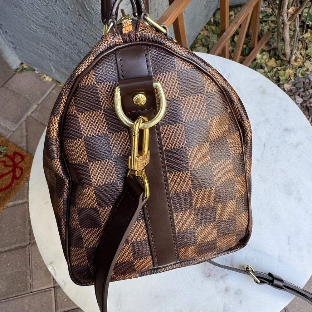 Louis Vuitton Damier Ebene Speedy Bandoulière 25 - Picture 7 of 16